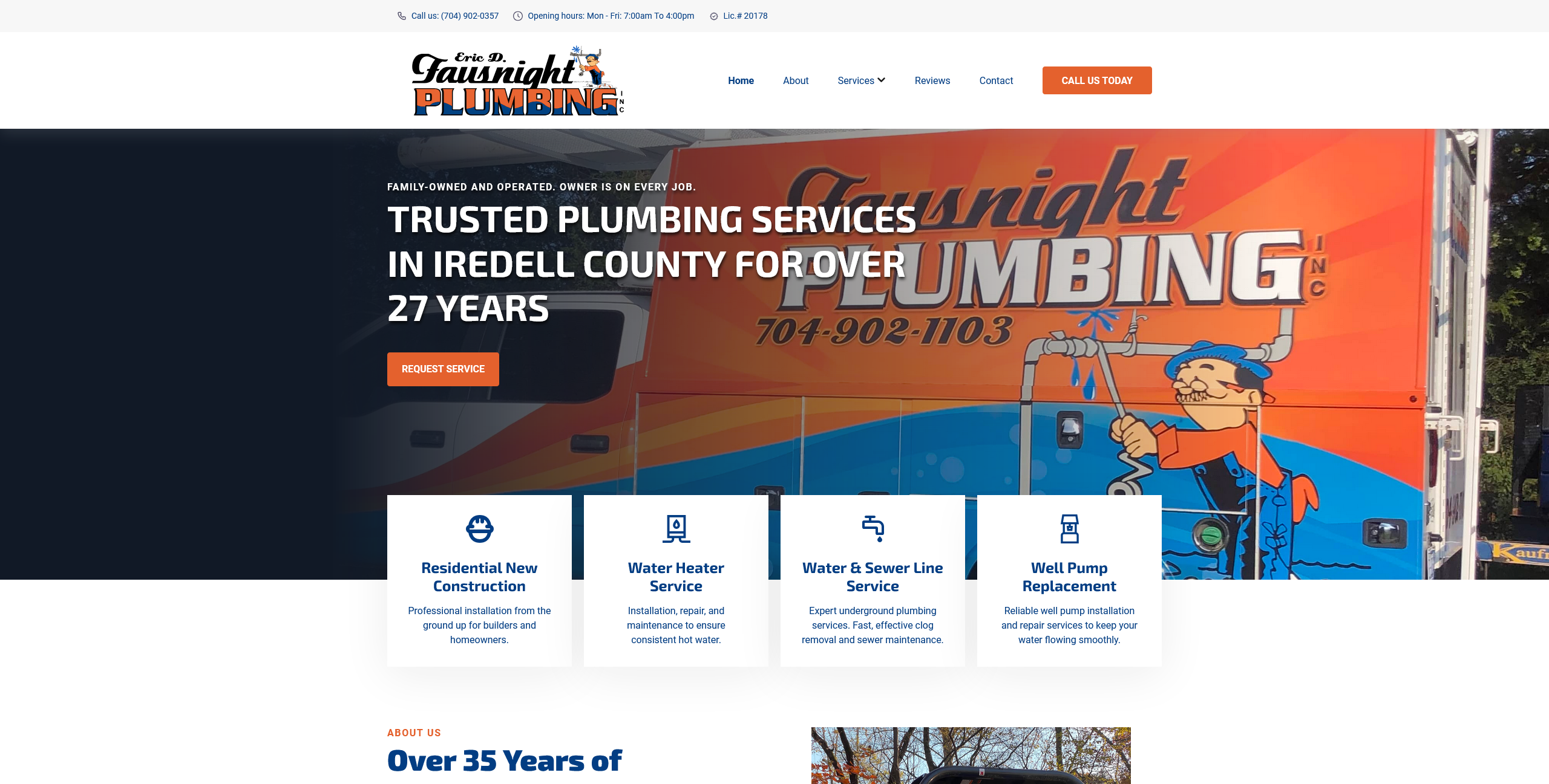 statesville nc plumber website